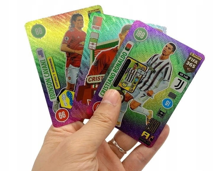 KARTY PIŁKARSKIE 4w1 MEGA ZESTAW ZŁOTE CZARNE SREBRNE TĘCZOWE 220 sztuk